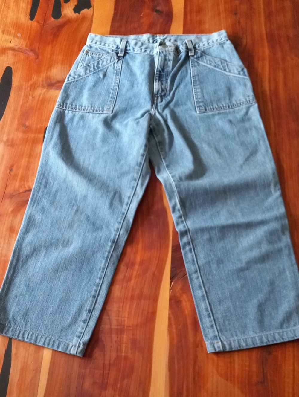 Vintage Y2K Levi's Camp Pant Jeans High Rise Light Wash 12 M